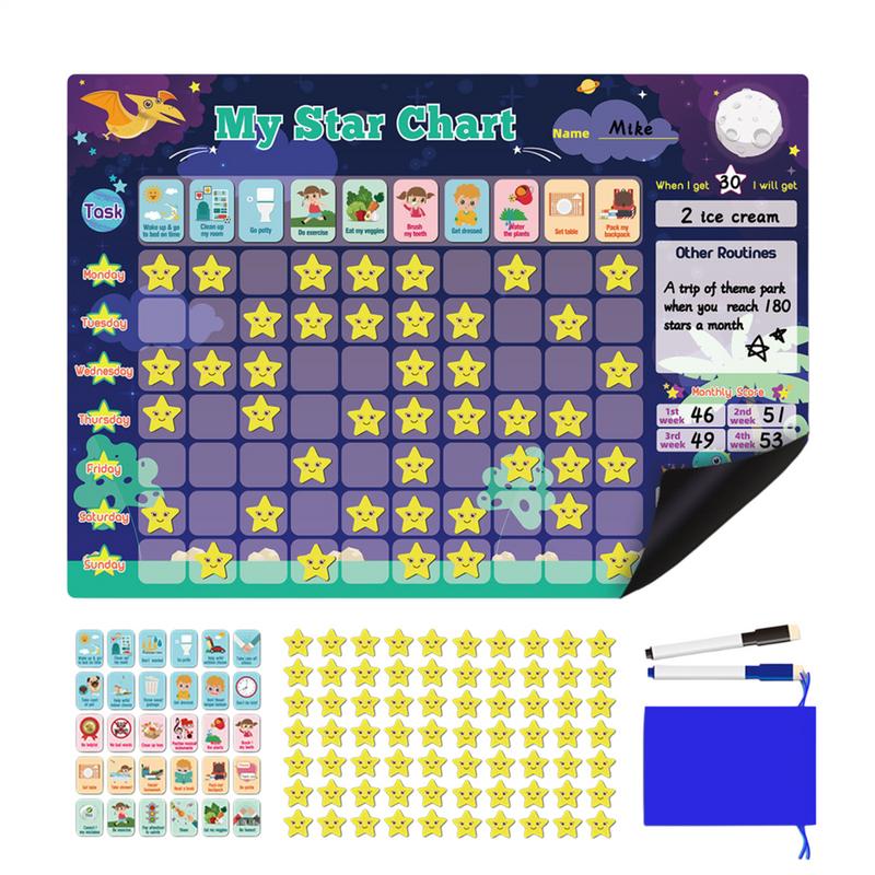 Baby Food Chart - Magnetische beloning grafiek speelgoed voor kinderen