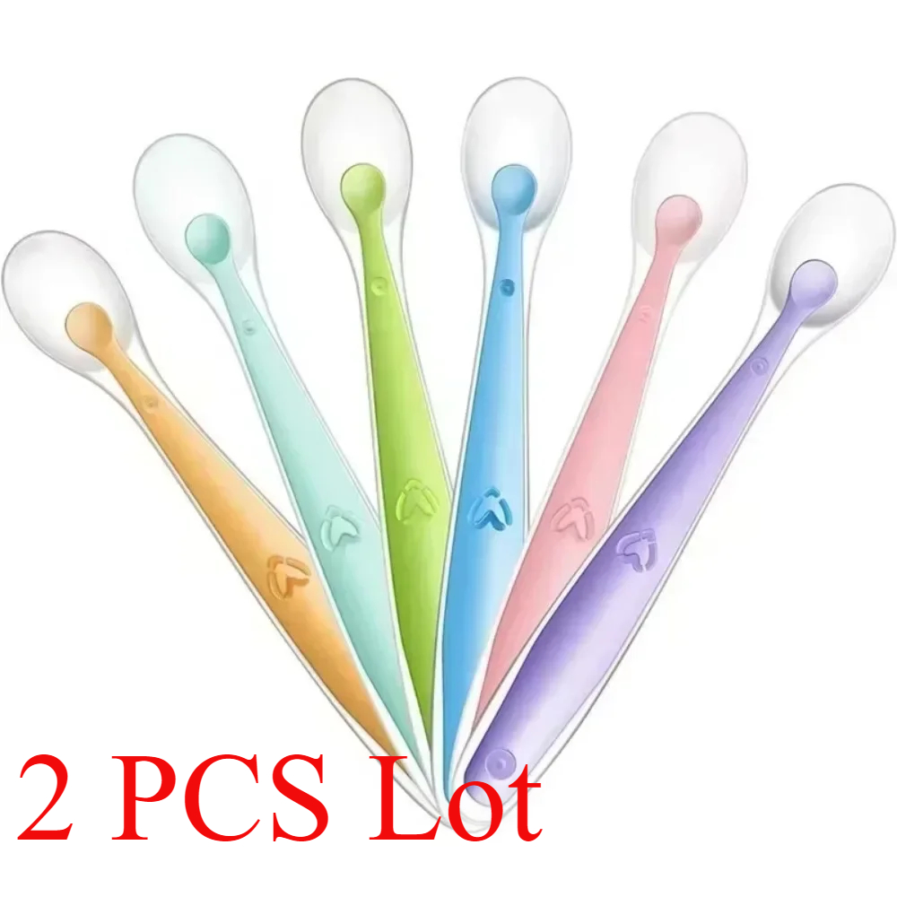 Baby Food Feeder - 2/1pcs Siliconen Lepel voor Baby Baby
