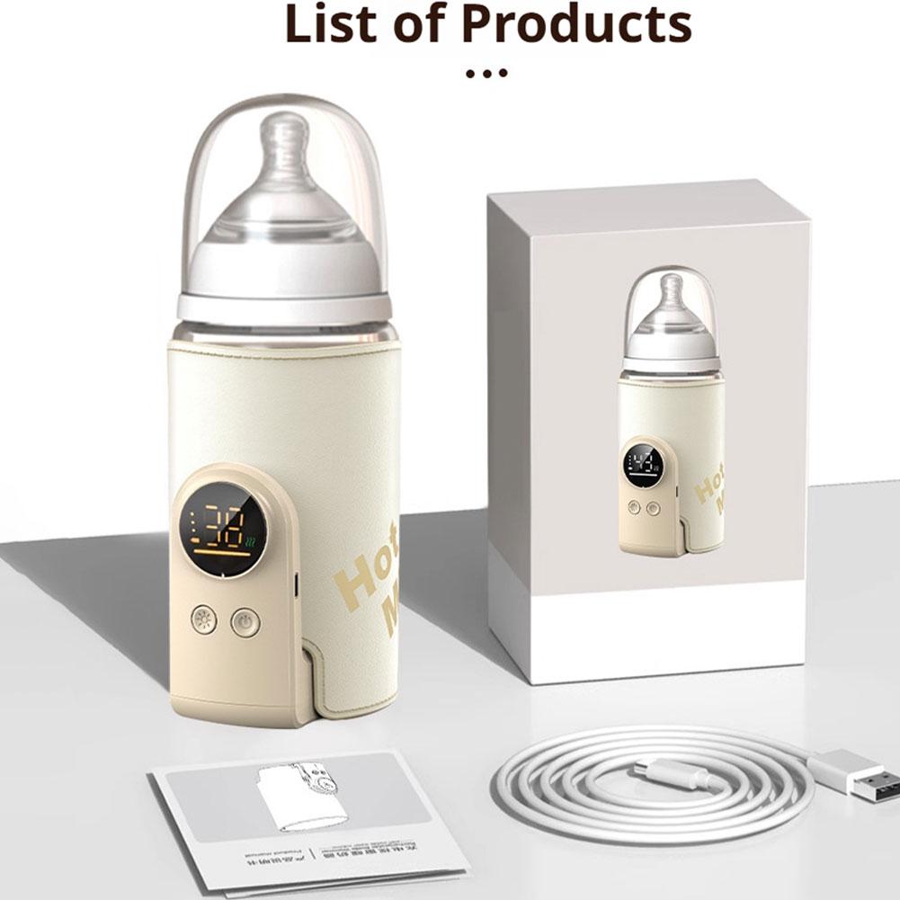 Baby Food Warmer Portable - Babyflessenwarmer Draagbare 10000mAh Power Bank Flessenwarmer