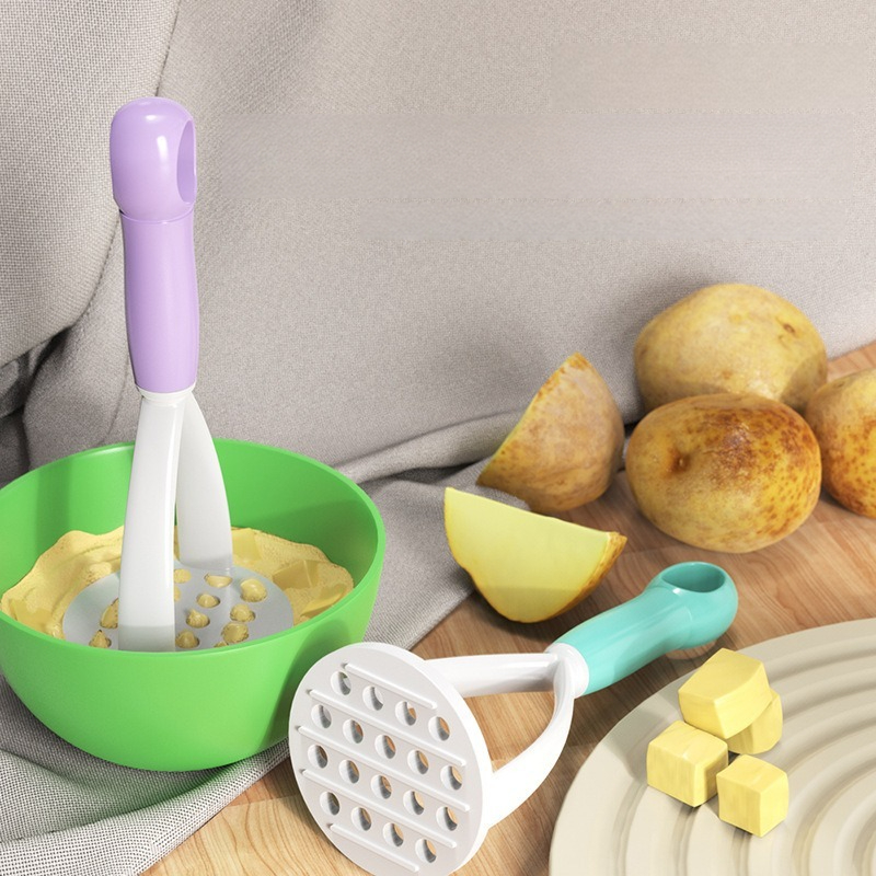 Baby Food With Sweet Potato - Babyvoedselstamper, eenvoudige handmatige bediening & reiniging,