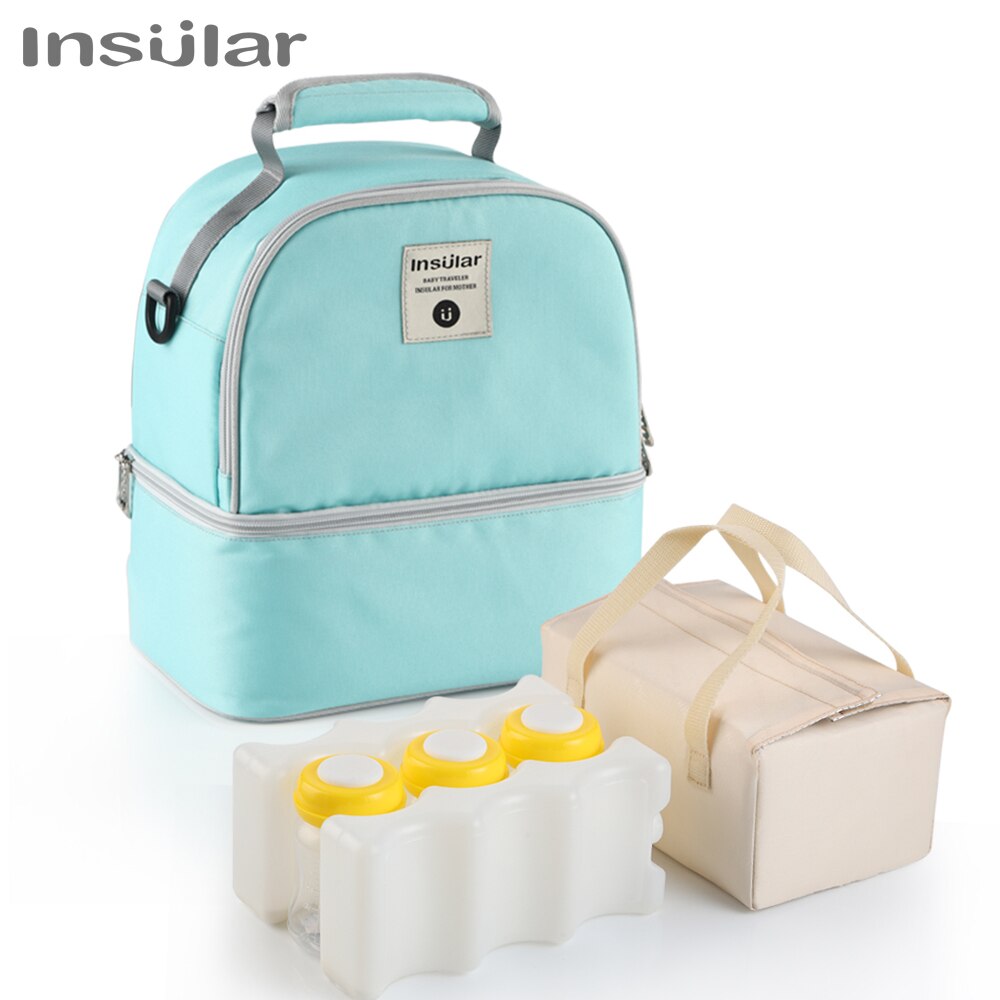 Baby Food Warmer Portable - Grote capaciteit draagbare thermisch geïsoleerde luiertas