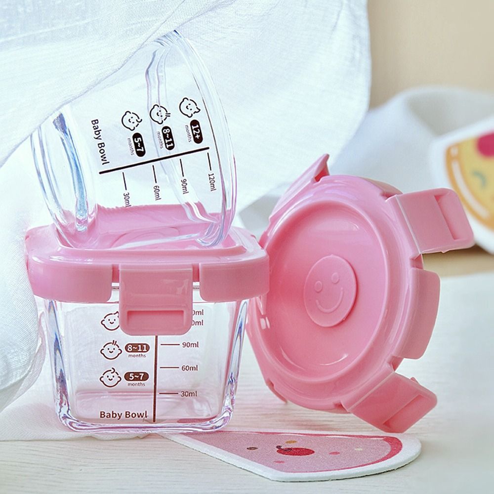 Baby Food Containers Glass - Glazen Voedselbewaardoos Nieuwe 170Ml Bevroren Babyvoeding