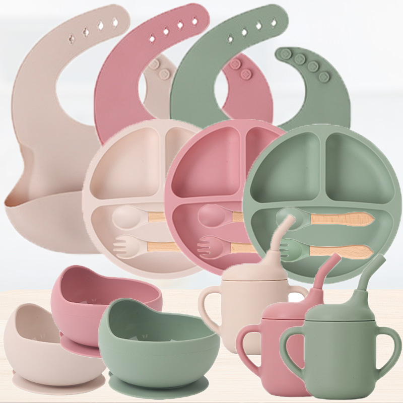 Baby Food Bites - Kinderen Siliconen Servies Set Baby Aanvullende