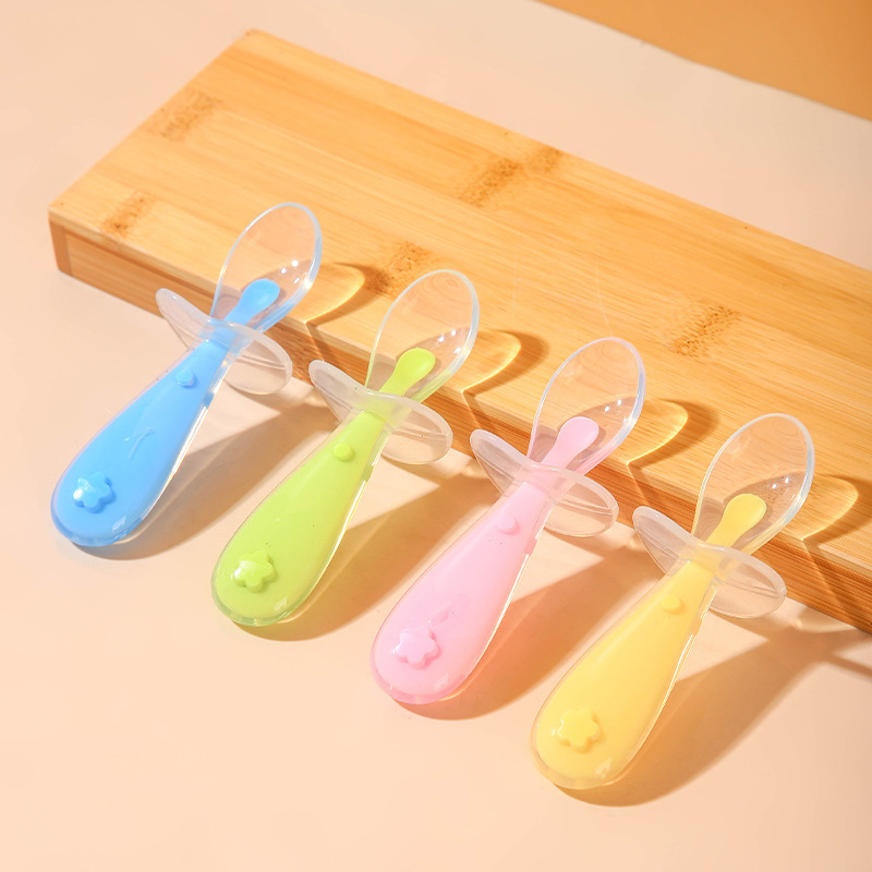 Baby Food Feeder - Baby siliconen lepel, baby rijstpasta voeden,