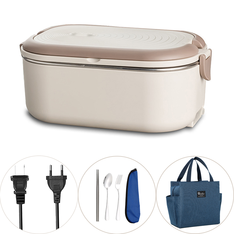 Baby Food Warmer Portable - 220V 110V Elektrische Lunchbox Roestvrij Staal