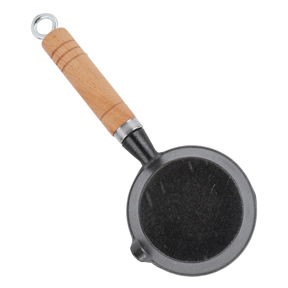Baby Food With Iron - Mini-eierpan van gietijzer, voorgekruide gietijzeren koekenpan