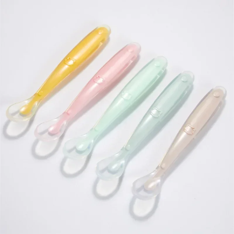 Baby Food Feeder - Zachte siliconen babylepel, aanvullend voedsel voor