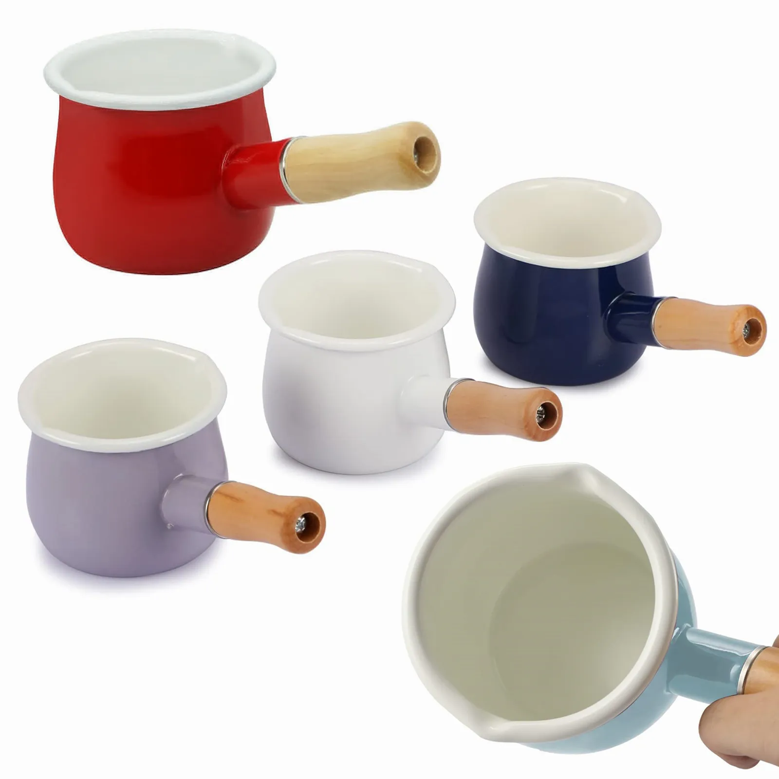 Baby Food With Iron - Emaille Melkpan Kleine Saucepan Melkpan Boterwarmer