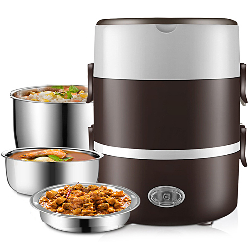 Baby Food Warmer Portable - 220V Home School Elektrische Verwarming Lunchbox