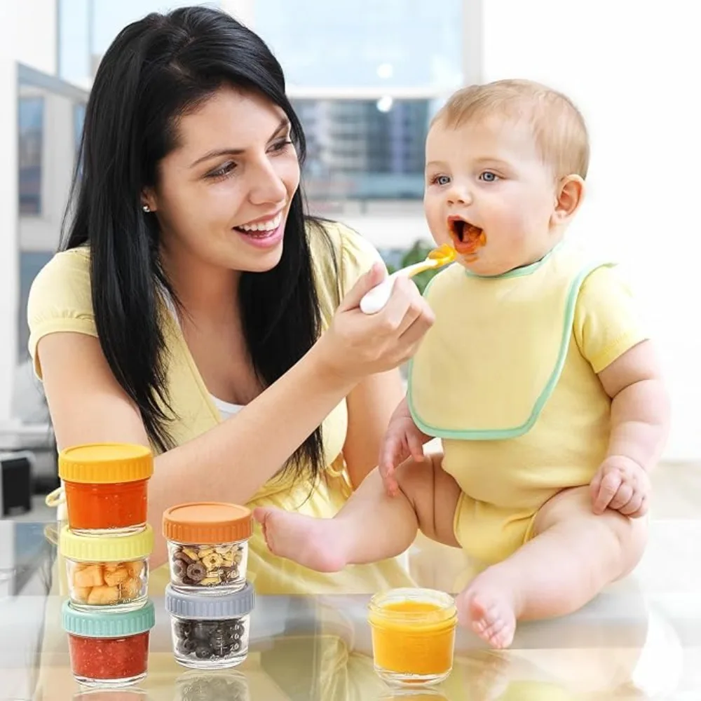 6 stuks multifunctionele glaze - Baby Food Containers Glass recensie en prijs