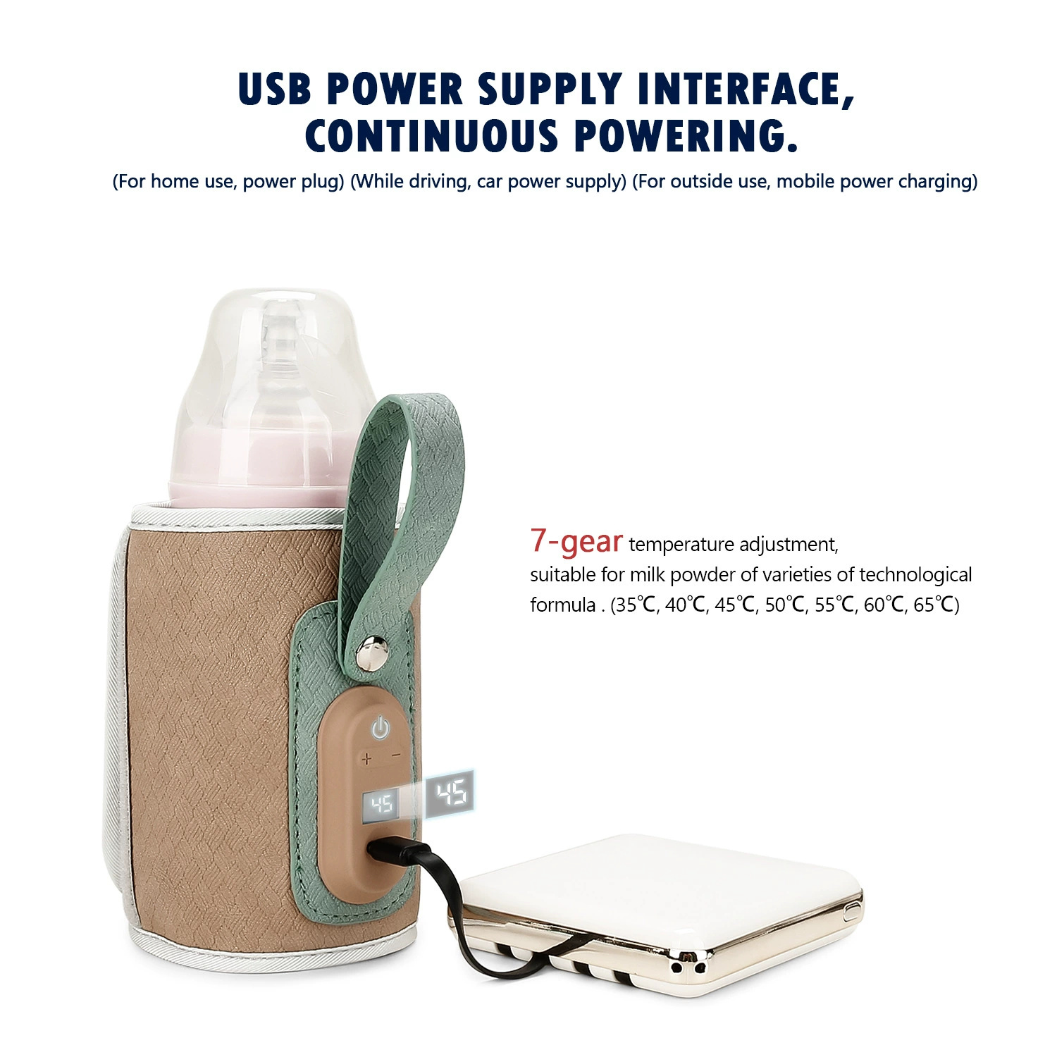 Babyflessenwarmer Tas USB-aang - Baby Food Warmer Portable recensie en prijs