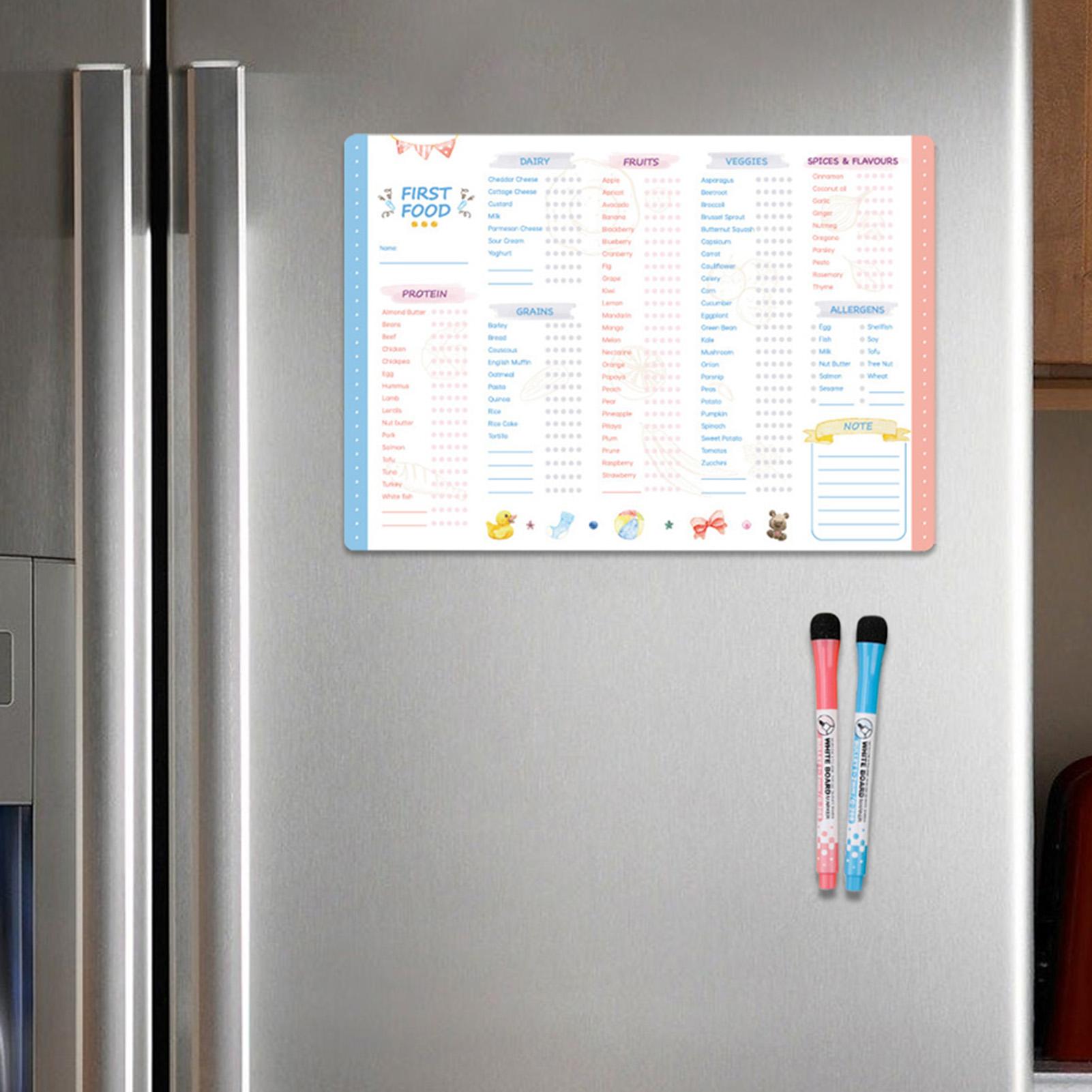 Baby First Foods checklist Mag - Baby Food Chart recensie en prijs