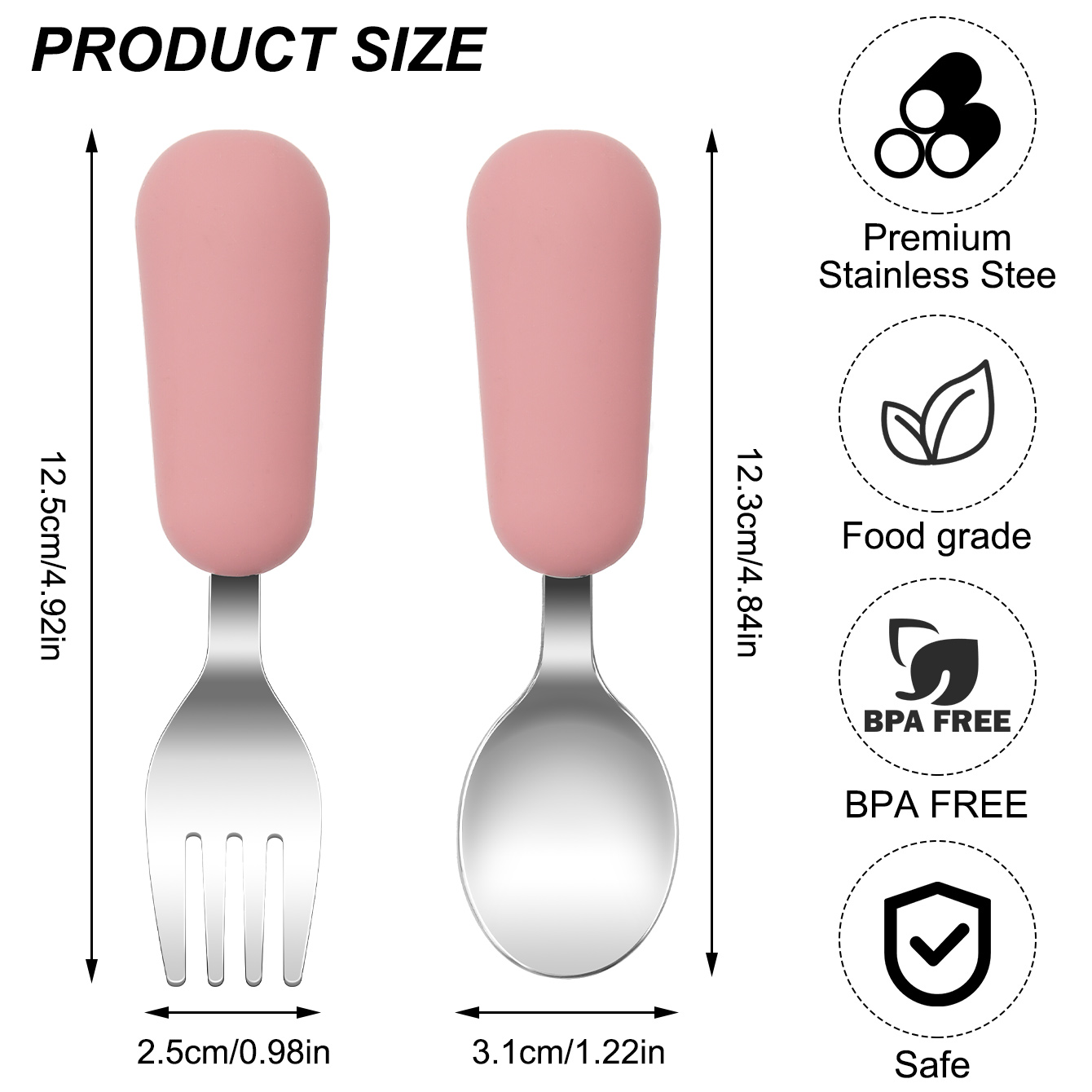 Kleur Kids 2 Stuks Roestvrij S - Baby Food Feeder recensie en prijs