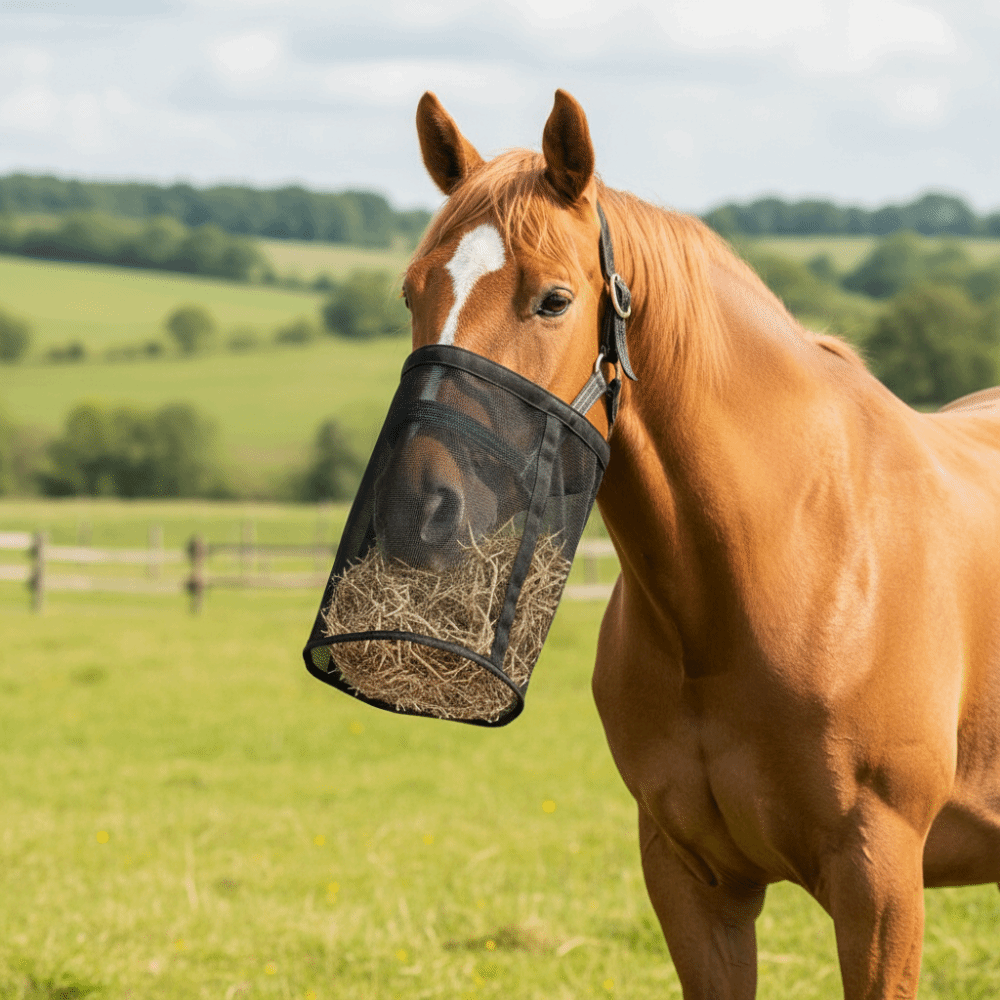 Meerkleurige lekvrije paardenv - Mesh Feeder Bag recensie en prijs