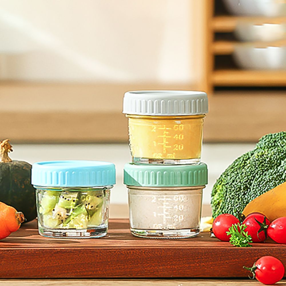6 stuks multifunctionele glaze - Baby Food Containers Glass recensie en prijs