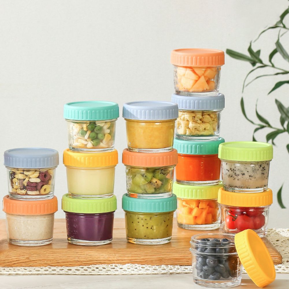 6 stuks glazen babyvoedingpot  - Baby Food Containers Glass recensie en prijs