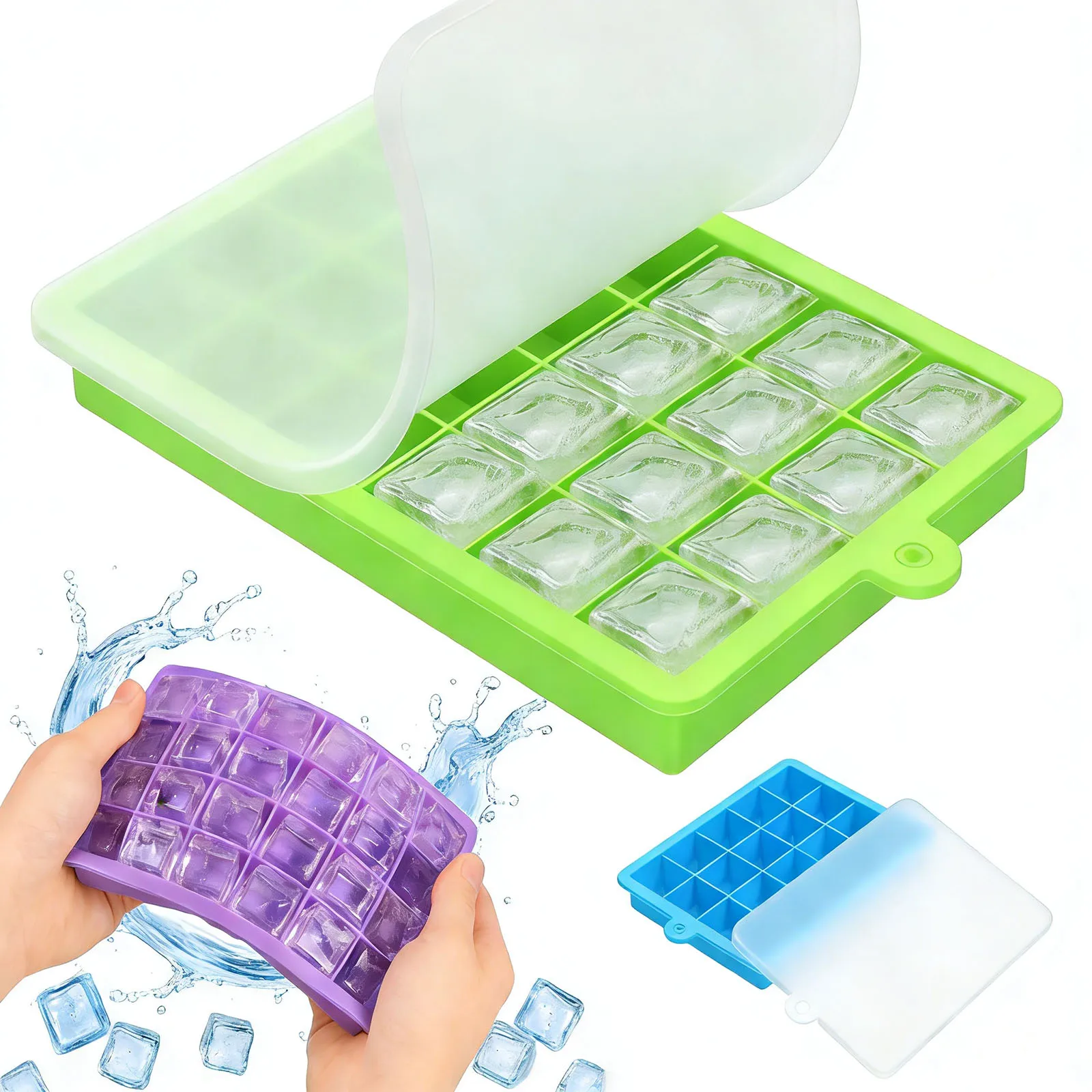 Silicone ijsblokjesvorm, makke - Freezer Tray Baby recensie en prijs