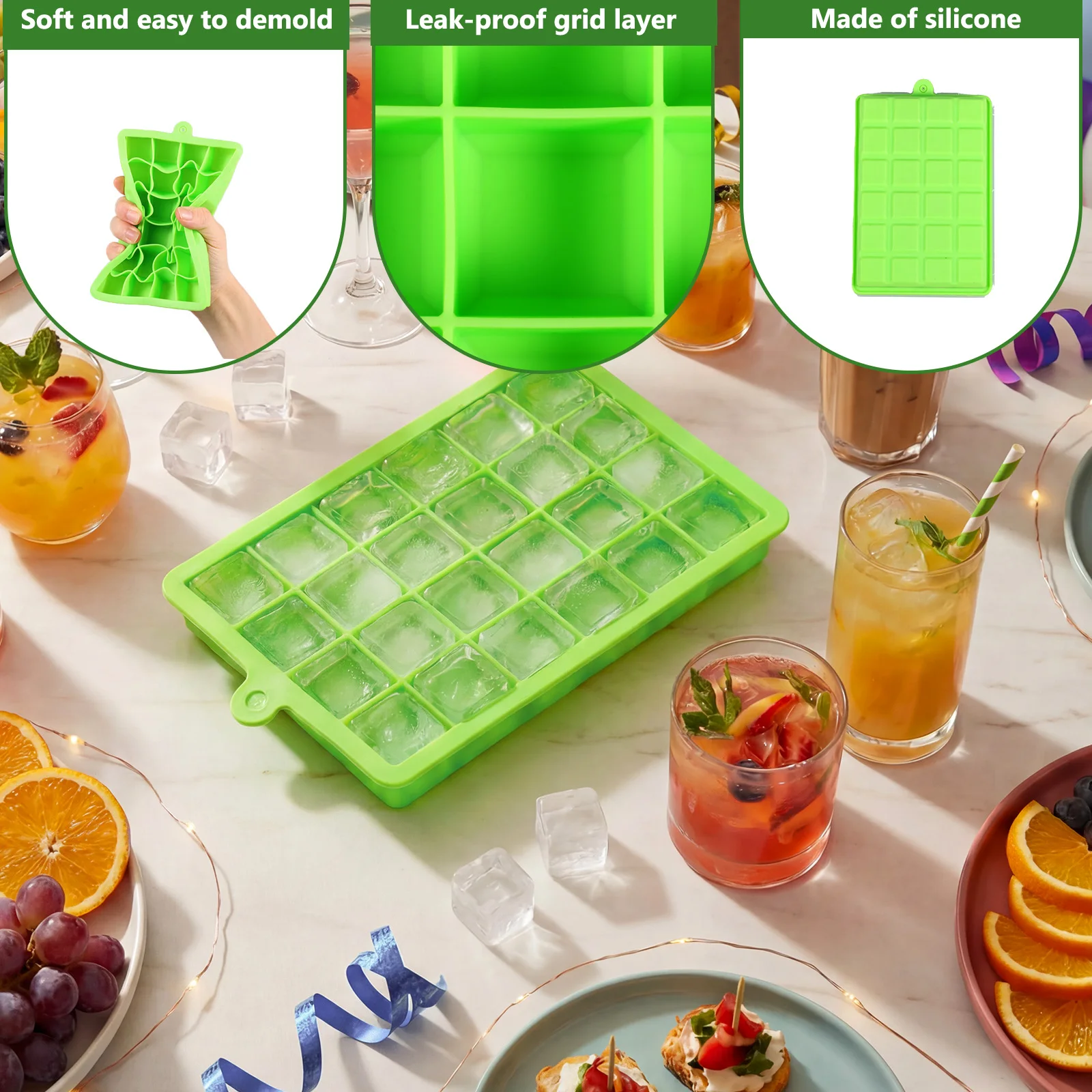Silicone ijsblokjesvorm, makke - Freezer Tray Baby recensie en prijs