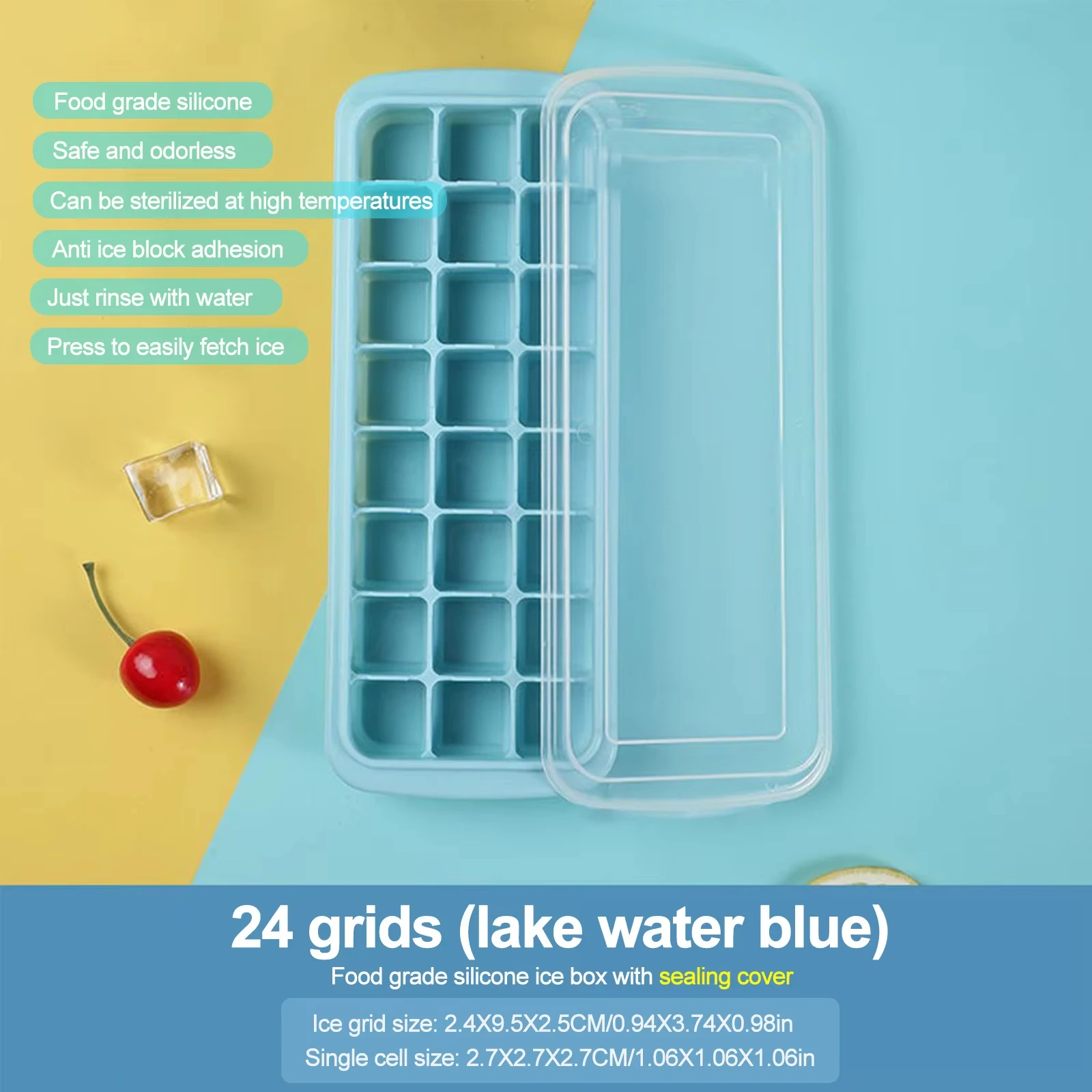 Siliconen ijsblokjesbakje met  - Freezer Tray Baby recensie en prijs