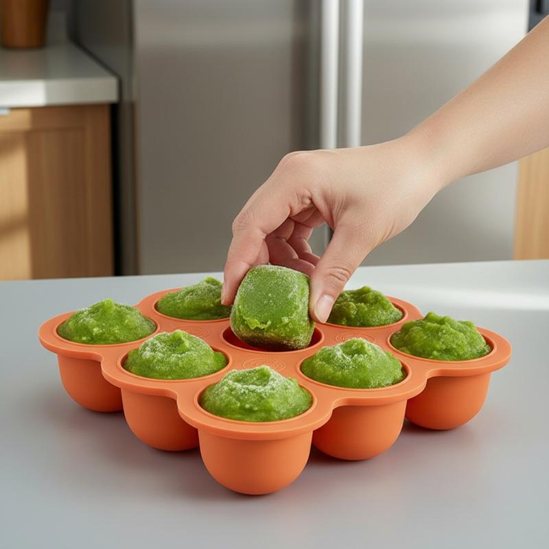 Babyvoeding siliconen bakje 9- - Freezer Tray Baby recensie en prijs