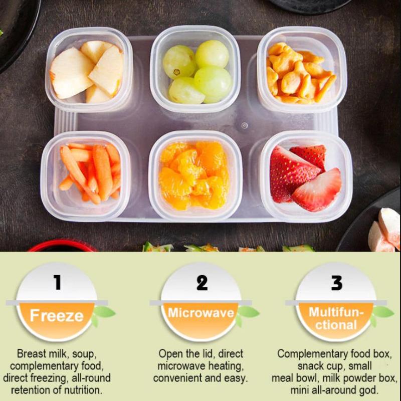 4/6 stuks Babyvoeding Vriesops - Freezer Tray Baby recensie en prijs