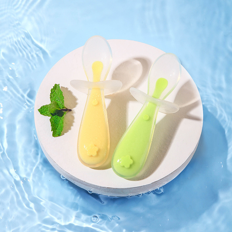 Baby siliconen lepel, baby rij - Baby Food Feeder recensie en prijs