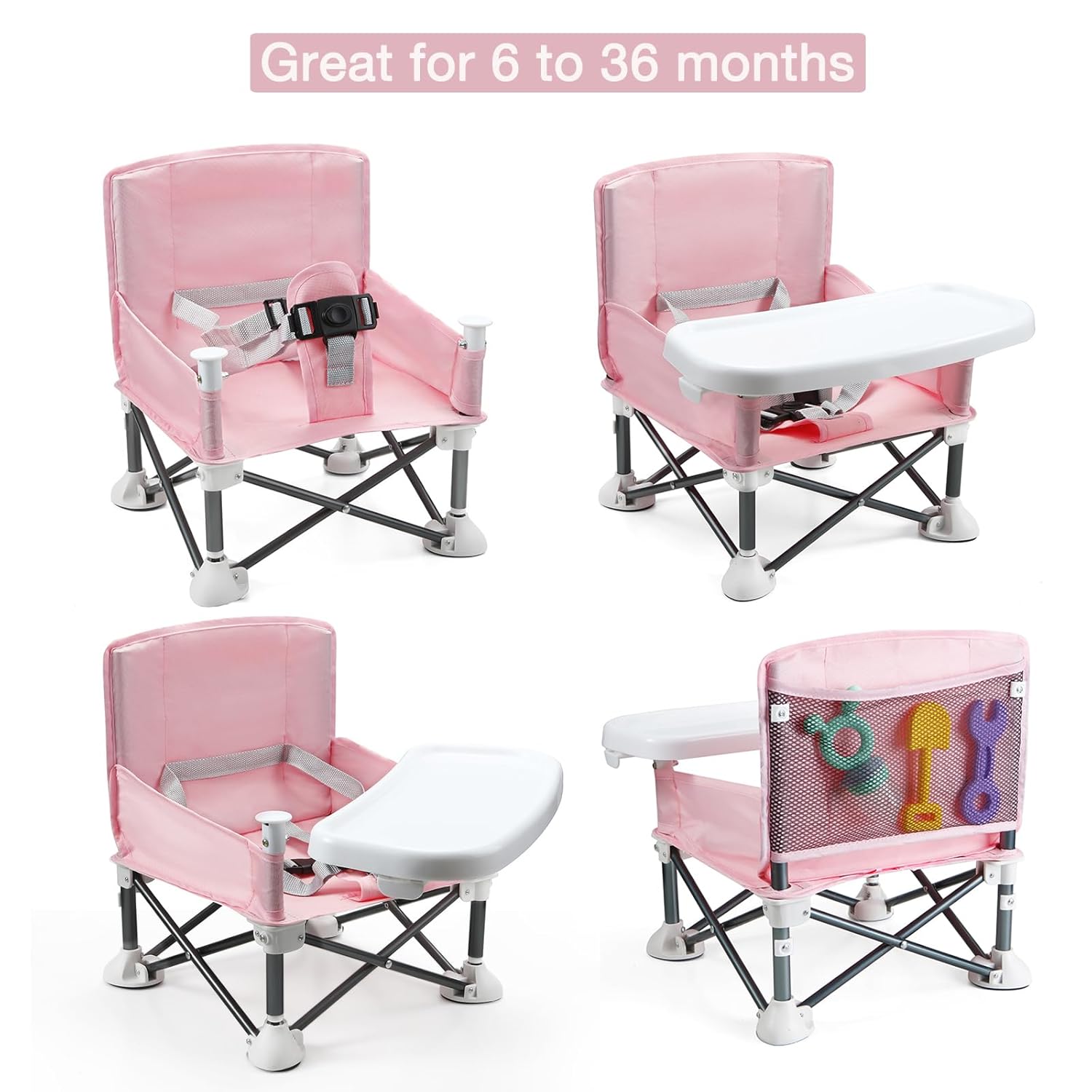 Draagbare 3-in-1 babyverhoger  - Baby Food Chart recensie en prijs