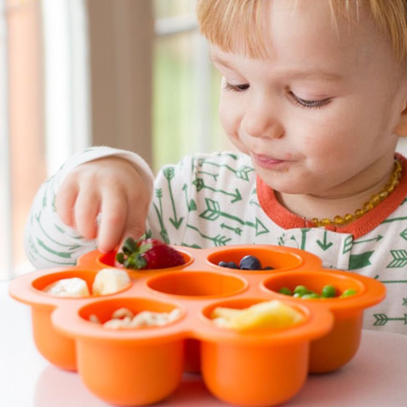 7-delige herbruikbare silicone - Freezer Tray Baby recensie en prijs