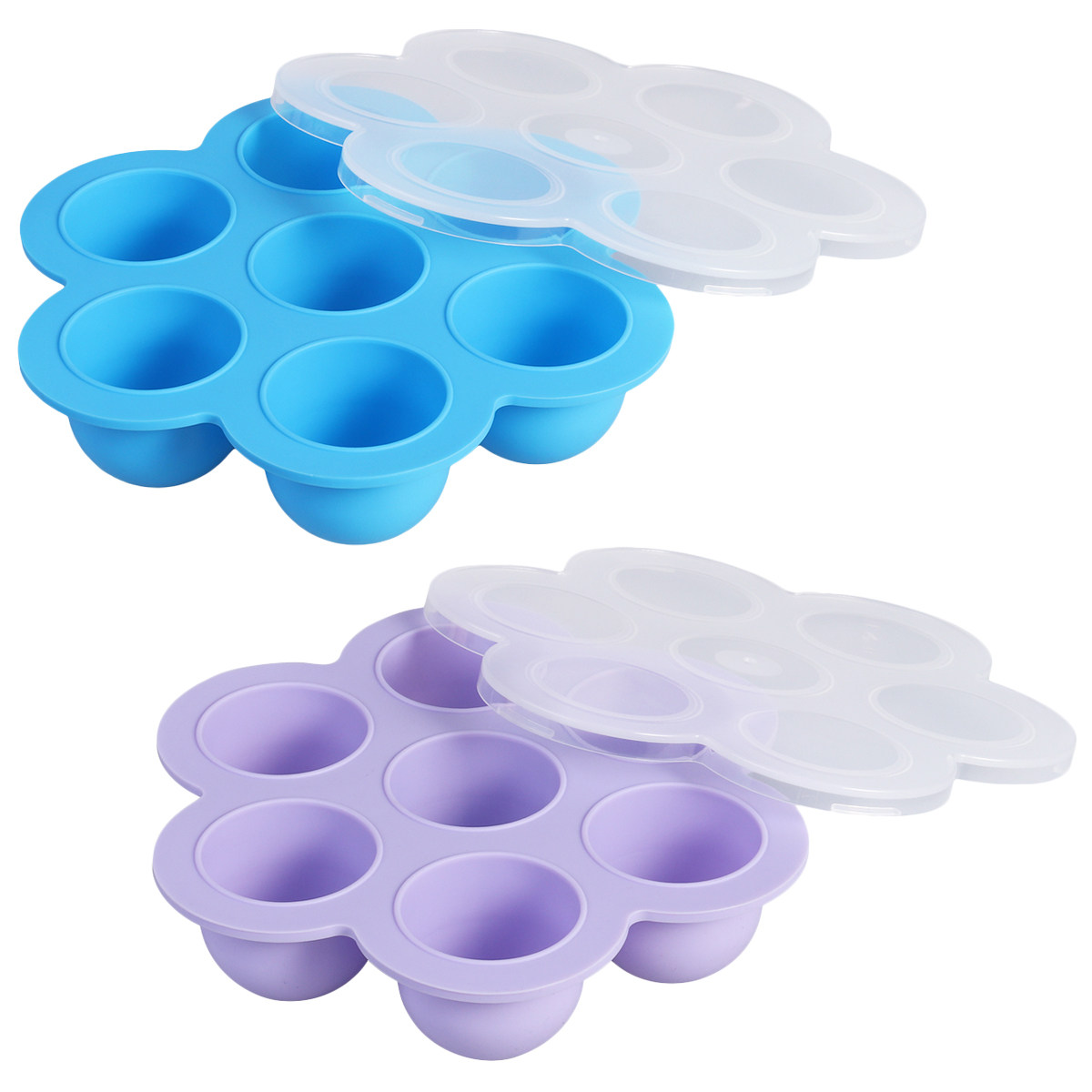 2 stuks siliconen bewaardozen  - Freezer Tray Baby recensie en prijs