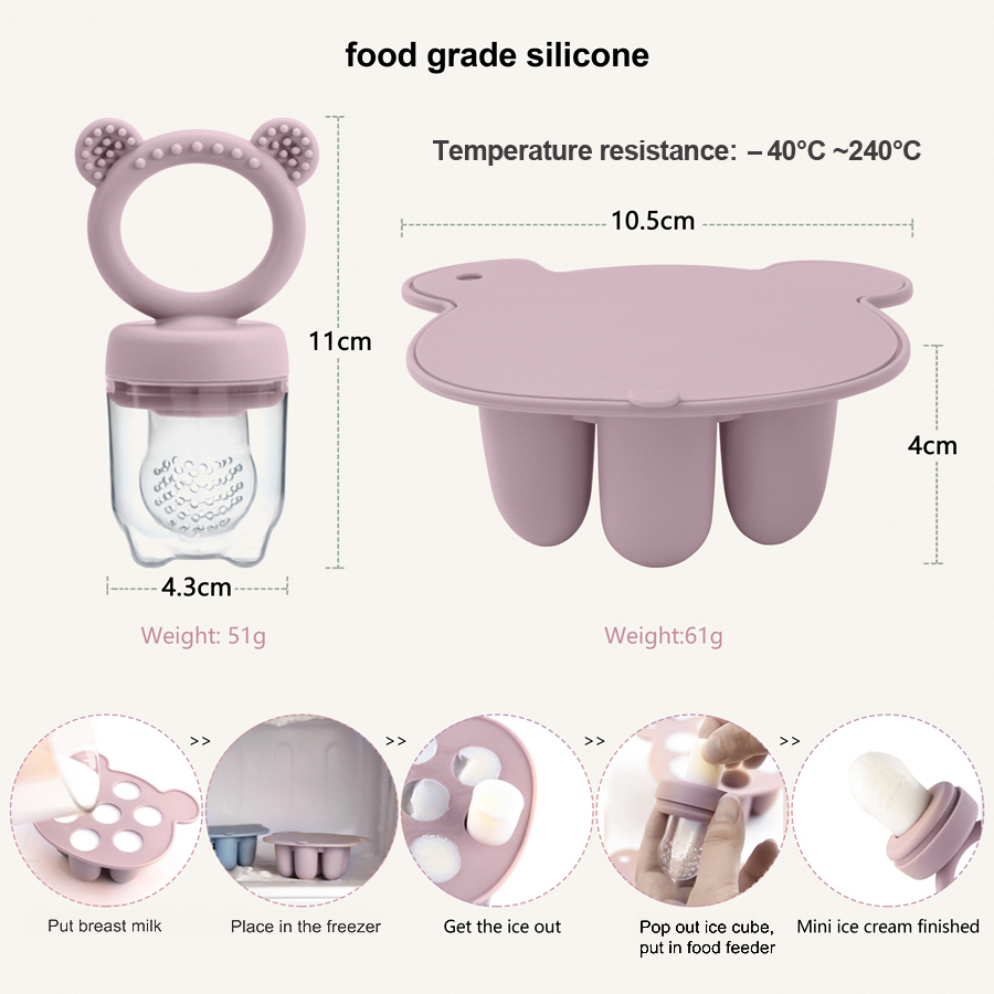 Baby Ijsjes Siliconen Mal IJsm - Baby Food Bites recensie en prijs