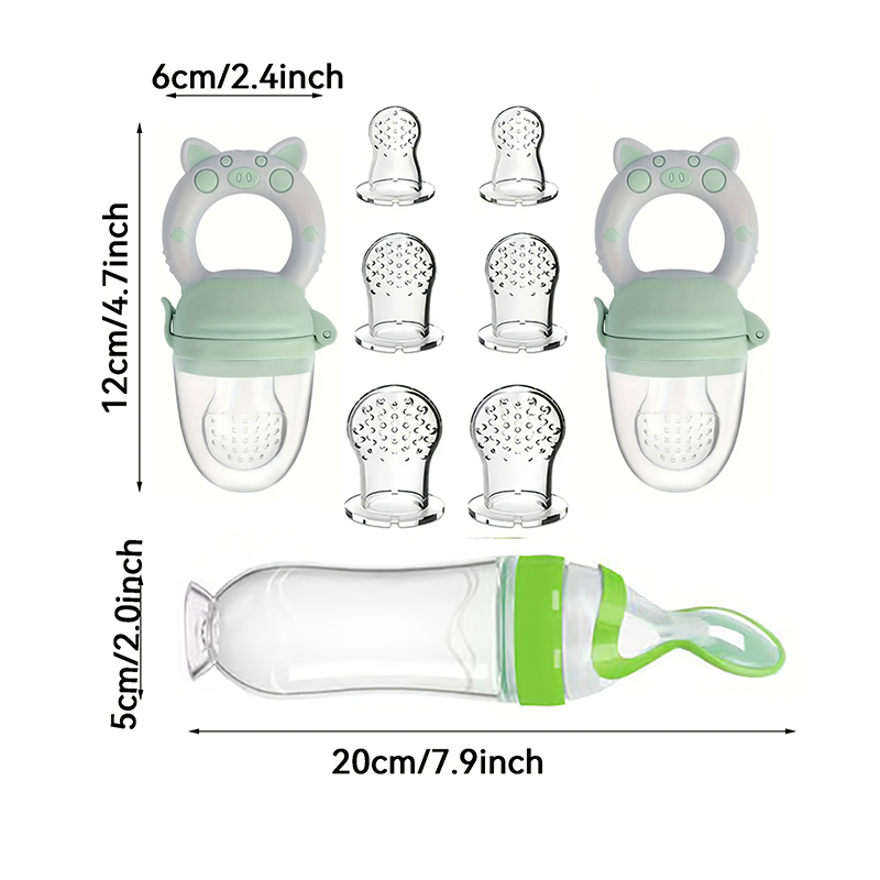 9 stuks voedingsbestek: 1 sili - Baby Food Feeder recensie en prijs