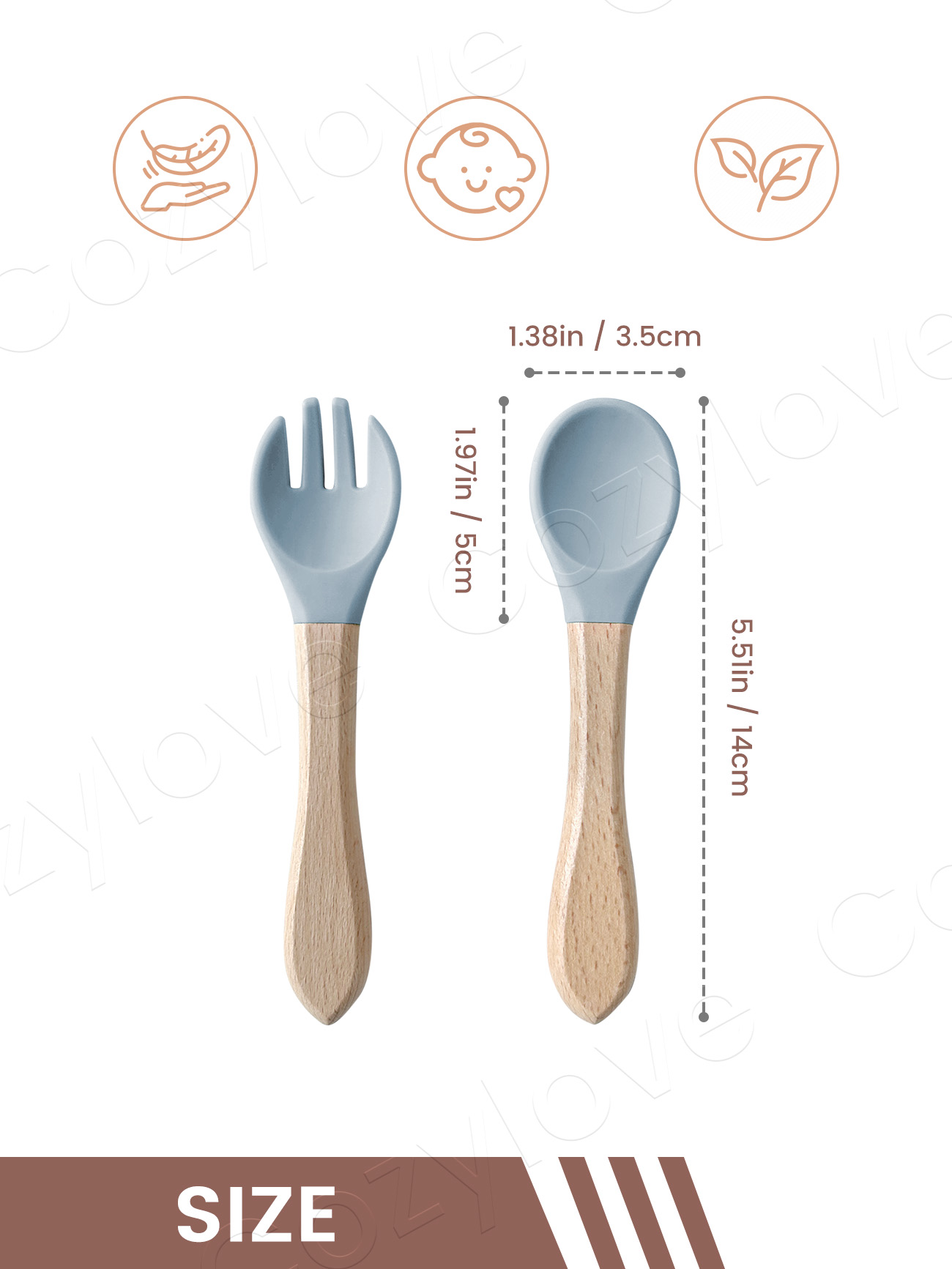 Baby siliconen vork- en lepels - Baby Food Bites recensie en prijs