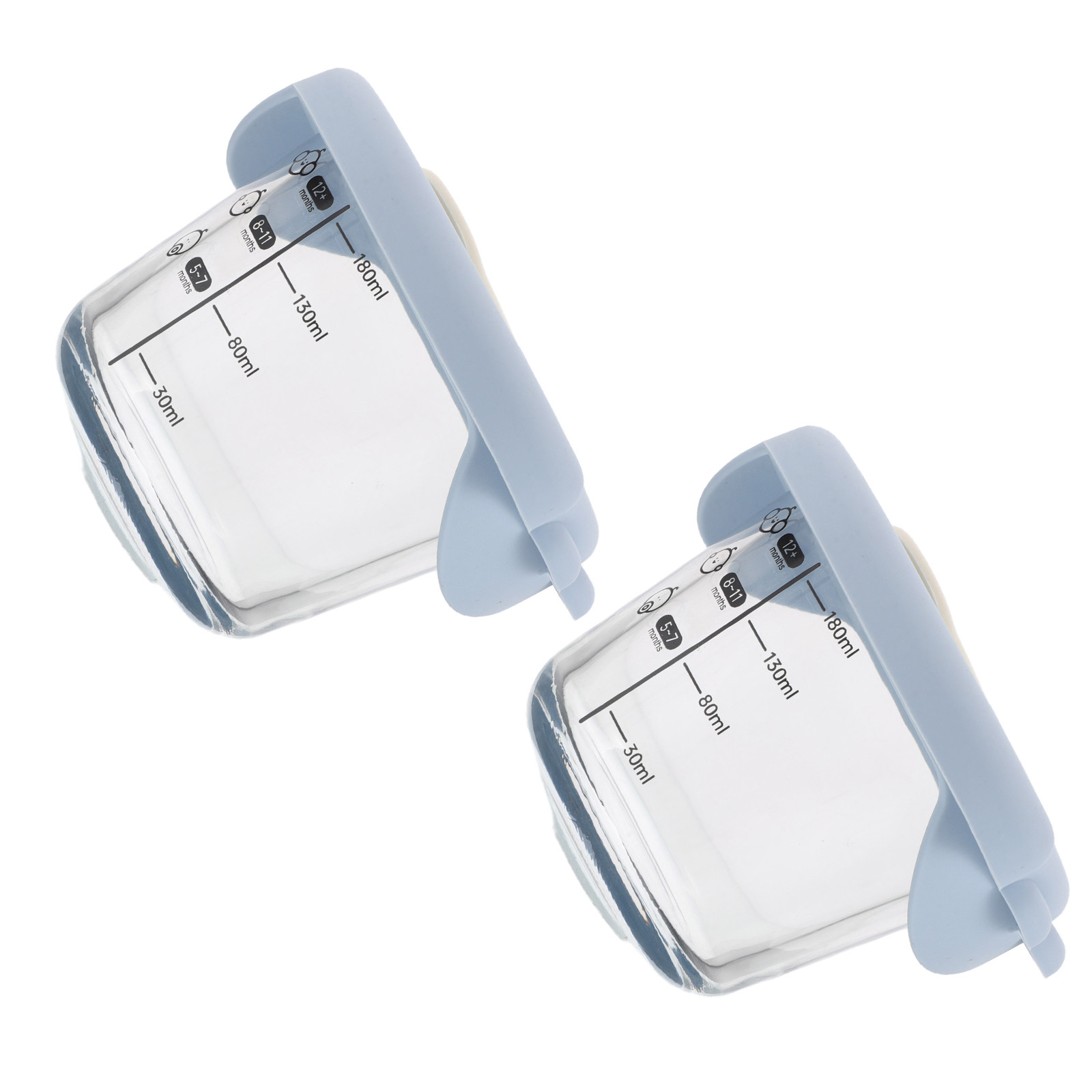 2 stuks baby glazen voedselkom - Baby Food Containers Glass recensie en prijs