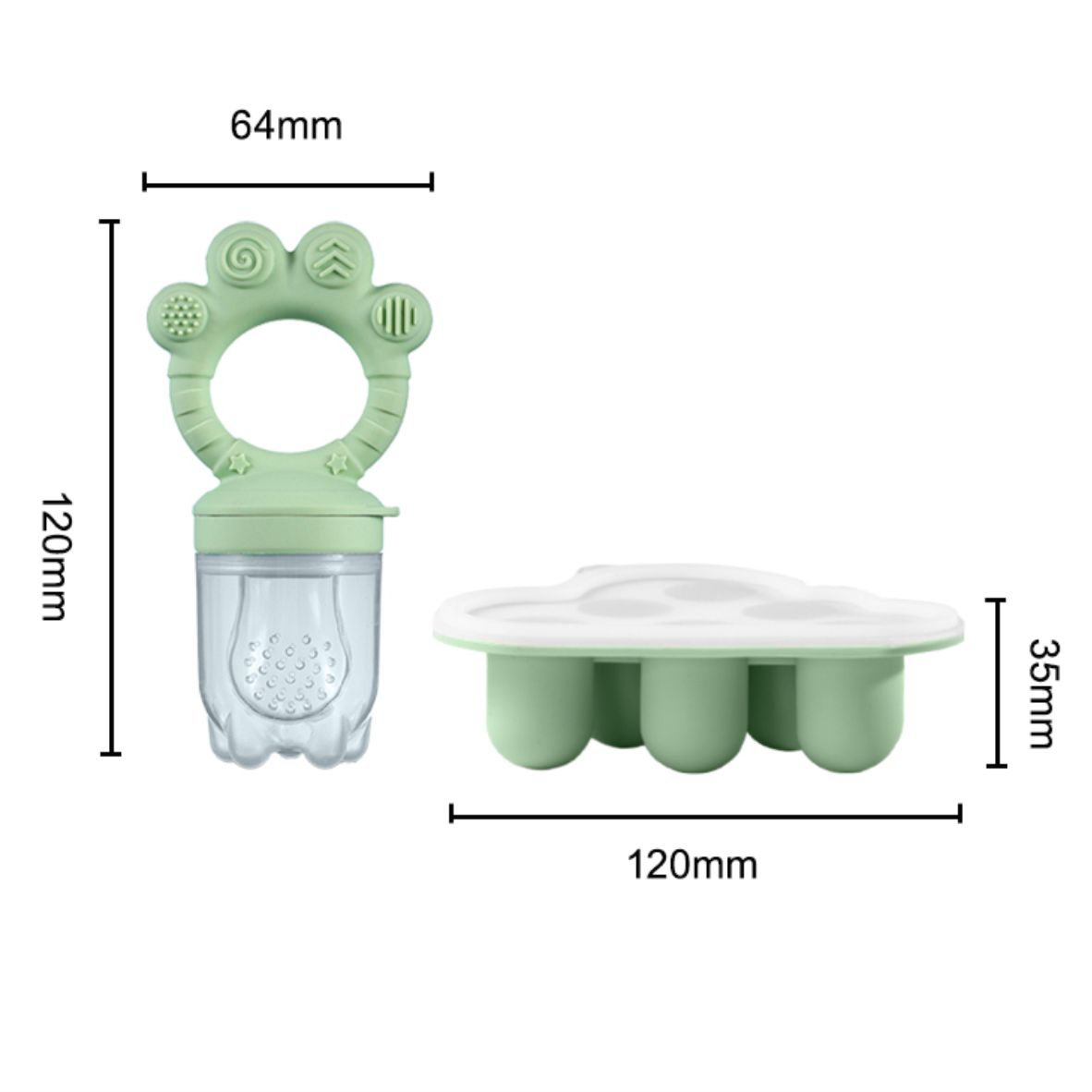 Baby Fruit Food Feeder & Freez - Freezer Tray Baby recensie en prijs
